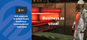 AJN Steelstock - one of the largest steel stockholding companies in the UK