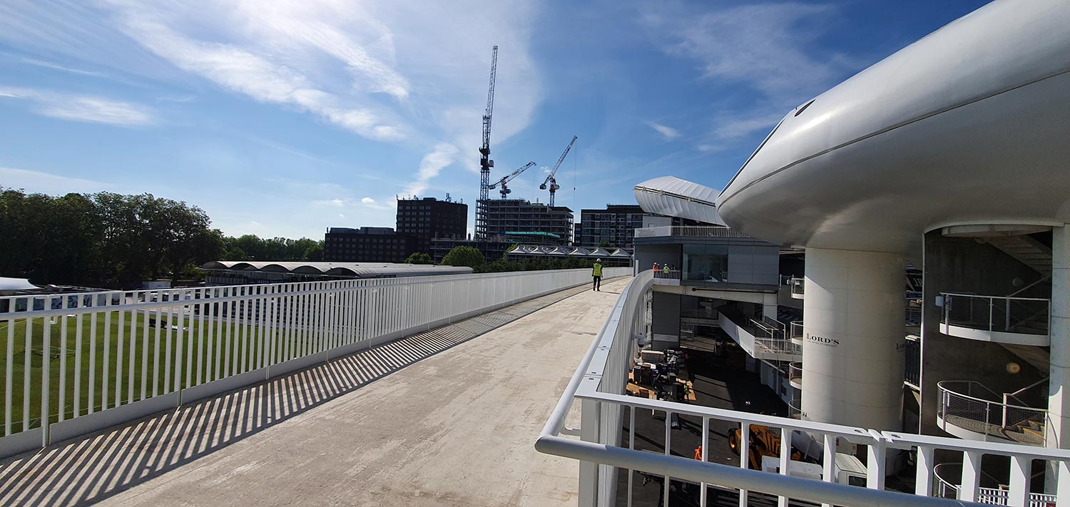 Lords Cricket Ground - London A view from the walkway at Lords Cricket Ground which AJN Steelstock supplied the steel for