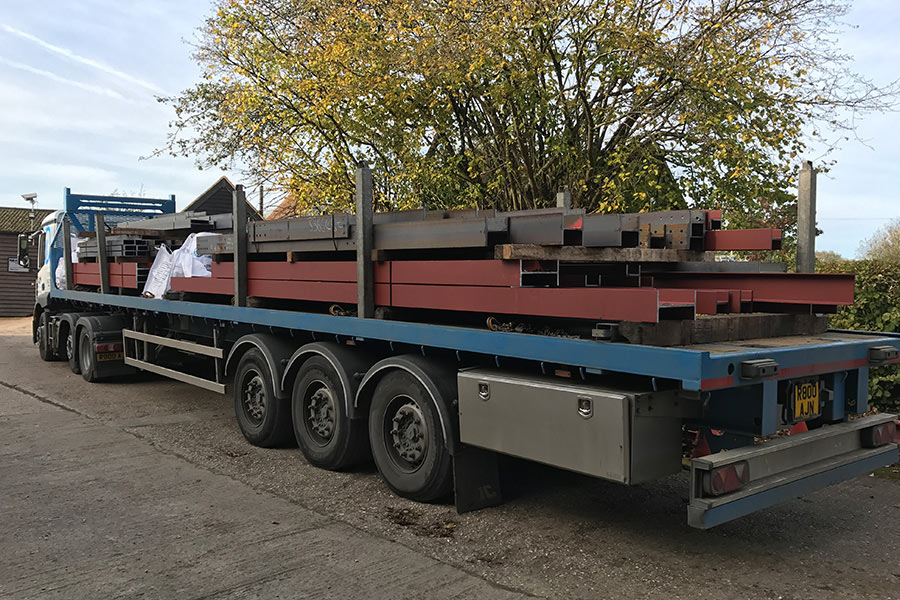 Northend Project - Henley - AJN Steelstock AJN trucks delivering the steel the Northend project