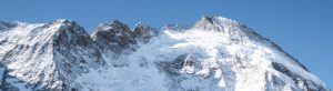 The Zermatt and Verbier mountains with their high peaks