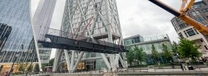 AJN steel bridges the gap in Canary Wharf