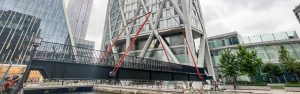 AJN steel bridges the gap in Canary Wharf