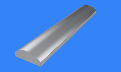 Convex Bar – Square Edge- AJN Steelstock -Product Range